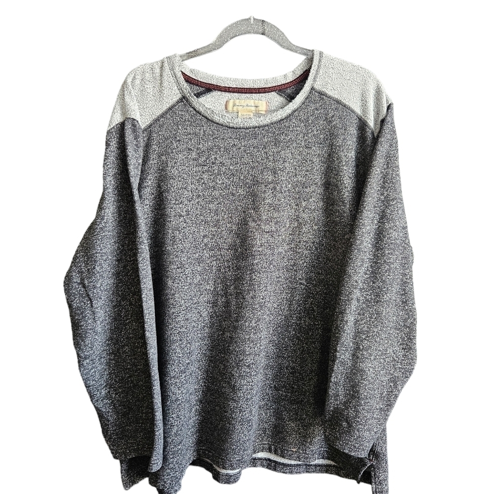 Tommy Bahama Mens Two Tone Pullover Black‎ Gray Sweater Sz XXL